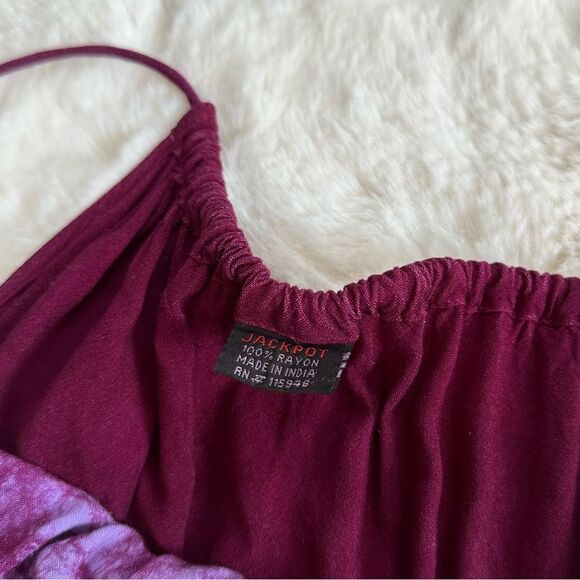 Hippie purple made in india embroidered hippy midi dress - Picture 10 of 15